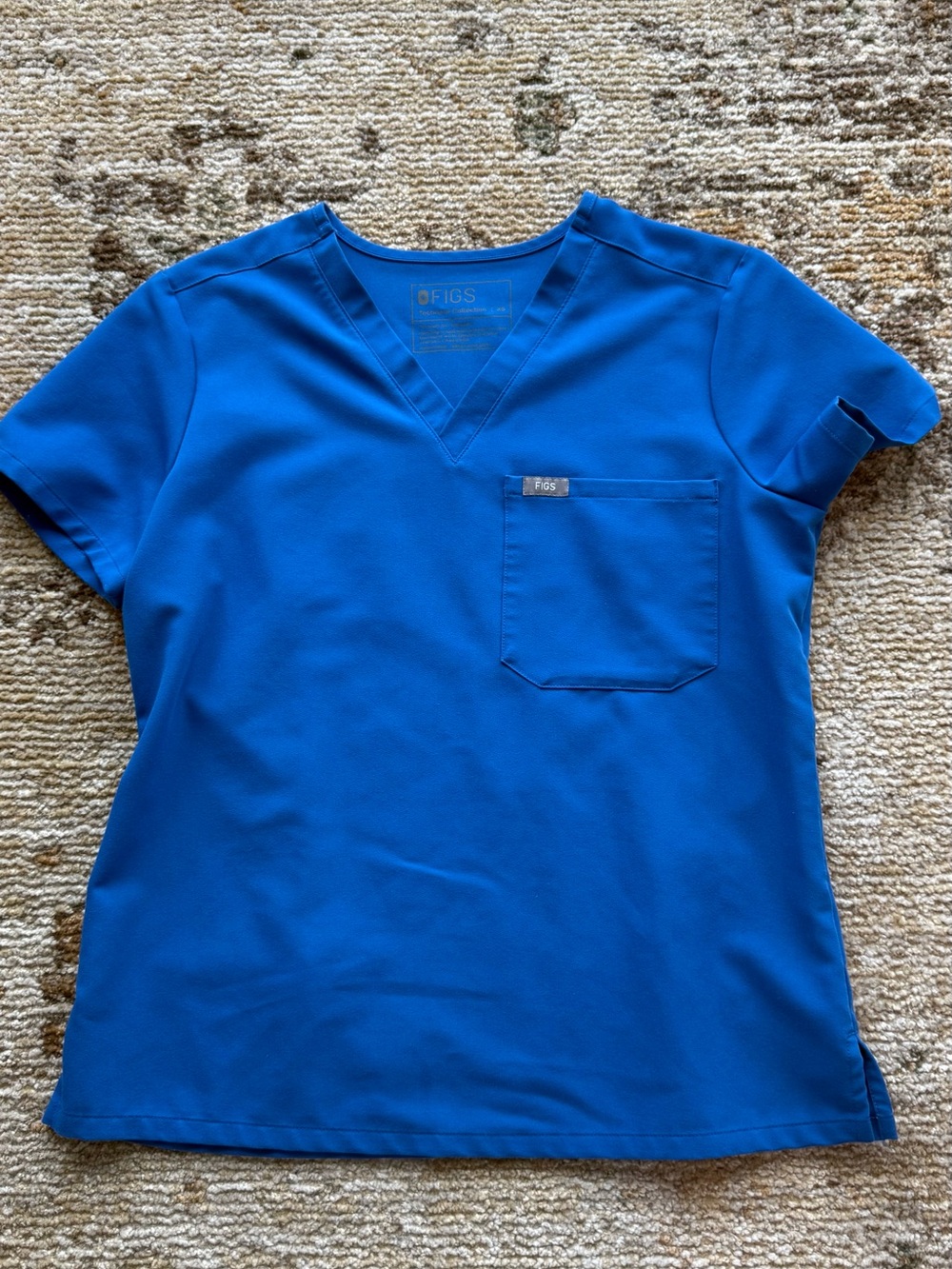 FIGS Royal Blue Scrub top - XS